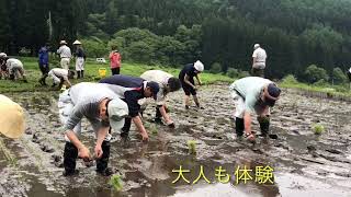 福島棚田田植えイベント