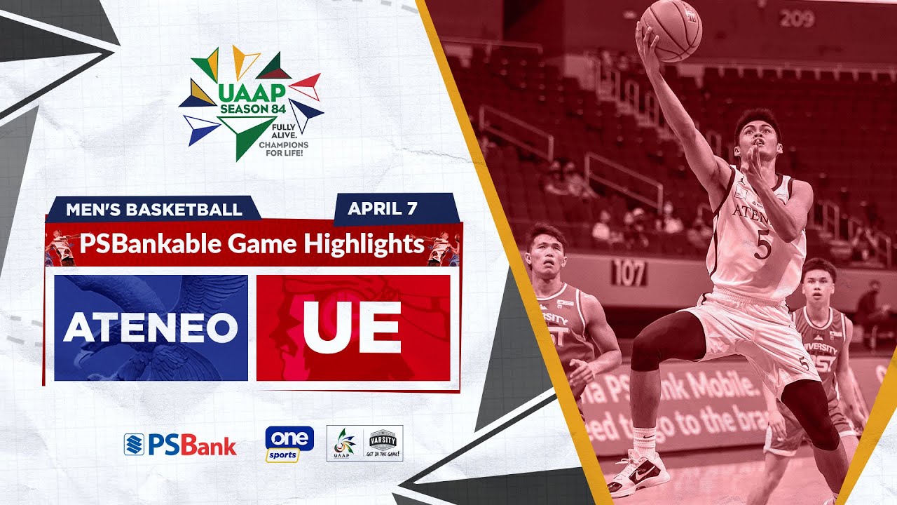 Ateneo Vs. UE Highlights | UAAP Season 84 Men's Basketball - Win Big Sports