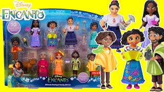 Disney Encanto Madrigal Family Toy Set with Mirabel, Alma, Bruno, Luisa, Isabella