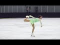 christina hu juvenile girls free skate 2025 midwestern sectional singles final