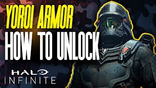 HOW TO UNLOCK YOROI SAMURAI ARMOR in Halo Infinite Multiplayer