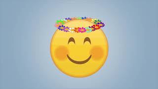 Animated Sticker: Smiling Face With Halo Emoji