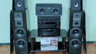 Marantz And Denon Low Budget Receivers . Low Budget Heavy Tower Speakers