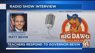 Teachers Respond To Governor Bevin
