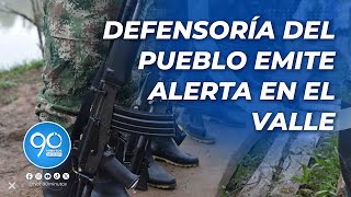 Defensoría del Pueblo lanza alerta temprana ante oleada de violencia en el Valle del Cauca