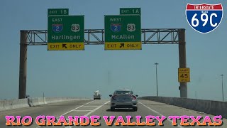 South Texas Interstate-69C SB in Edinburg/McAllen