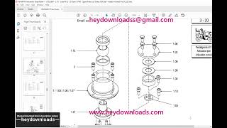 Ammann Pneumatic Tyred Roller AV12-2 AV16-2 AV20-2 AV16-2K Yanmar Spare Parts List Manual SN 10’000