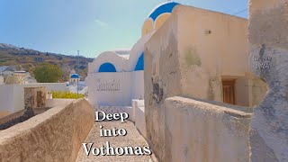 Destination Santorini,Greece.Vothonas village ultra HD!