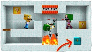 Reto De La Mansion De Noob Vs Mansion De Pro Minecraft Lucky Blocks - tinenqa se convierte en gigante roblox youtube