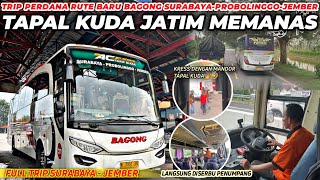 FULL MEMANAS🔥Trip LINE PERDANA TRAYEK BARU BAGONG SURABAYA - JEMBER LANGSUNG RAME DISERBU PENUMPANG