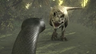 Titanoboa: Monster Snake - Titanoboa Vs. T-Rex