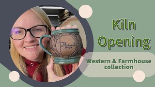 Kiln opening! Western and farmhouse collections. Class pieces. Tooled leather.