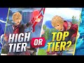 Is Shulk HIGH TIER or TOP TIER?