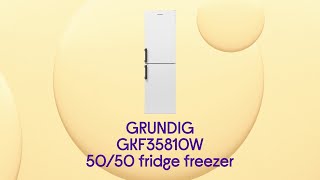 Grundig GKF35810W 50/50 Fridge Freezer - White - Product Overview