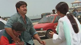 Srikanth Fights With Goons || Fight Scene || Evandoi Srivaru Movie Scenes