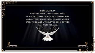 4K No Copyright Christian Screensaver. My Video on Pixabay Dove, Jesus, Bible Verse Luke 3:22 KJV