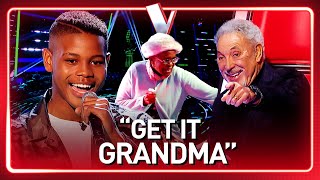 DANCING GRANNY steals the show on The Voice | Journey #325