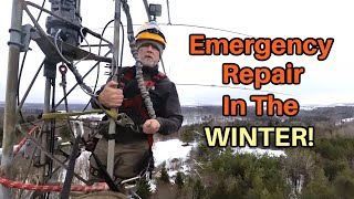 Winter Time HAM RADIO EMERGENCY Repair!