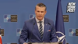 Secretary of Defense Pete Hegseth tells NATO allies to boost defense spending