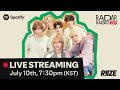 Spotify RADAR Radio LIVE Feat. RIIZE (Part 2)