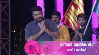 Mohanlal In Indian Music League - Flowers