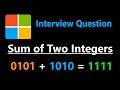 Sum of Two Integers - Leetcode 371 - Java