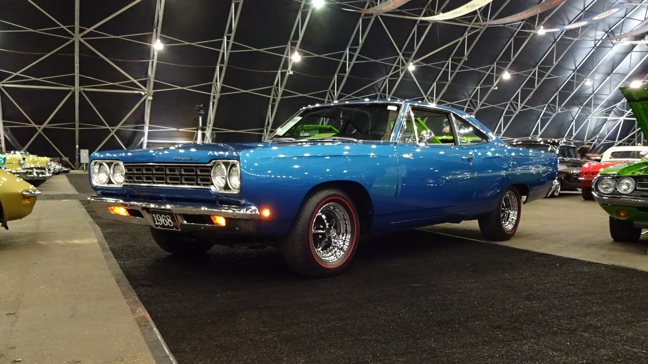 1968 Plymouth Road Runner In Blue & 426 Hemi Engine Sound 4 Speed On My ...