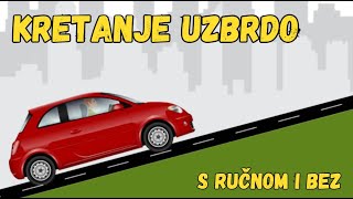 Kretanje na uzbrdici - sa ručnom ili bez ručne - 2 načina