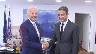 Συνάντηση Κ. Μητσοτάκη με Joe Biden στα κεντρικά γραφεία της ΝΔ