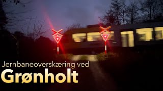 Jernbaneoverskæring ved Grønholt | Danish Railroad Crossing