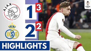 ⚪🔴 Ajax vs Union Saint-Gilloise (1-2) - Extended HIGHLIGHTS | Extra-Time | UEFA Europa League!