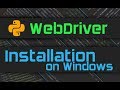 Selenium Webdriver Installation [Python]