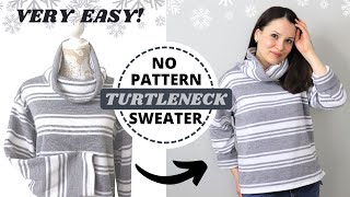 2-hour sweater! If I can make this - then so can You! EASY DIY