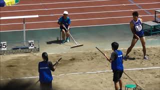 東北選手権　男子三段跳決勝　20190831