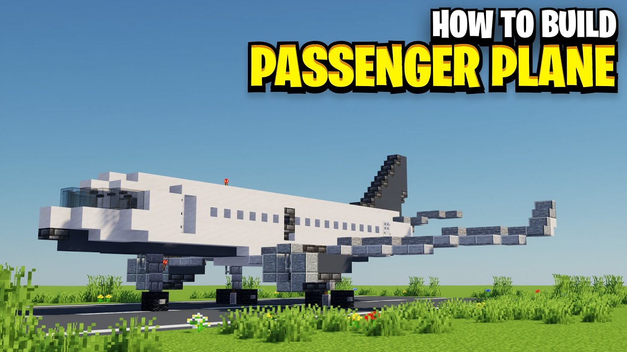 How To Build A Passenger Plane In Minecraft Updated Youtube How To Build A Passenger Plane In Minecraft Updated Youtube
