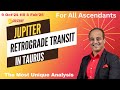 Jupiter Retrograde Transit in Taurus for All Ascendants 9th Oct 2024 till 4th Feb 2025