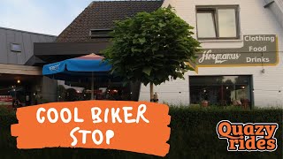 Beer - Bikes - Burgers - Barber. Hermanus in Brugge. What a cool bikerstop