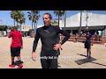 D1 BASKETBALL PLAYER PRETENDS TO BE SURFER PRANK!! DUNKING IN A WETSUIT! VENICE BEACH!