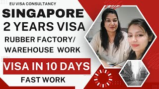 Singapore Urgent Hirings/Singapore Visa/Singapore 2 Years Permit/ Singapore Warehouse Job #singapore