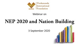 Webinar on 'NEP 2020 and Nation Building'