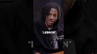 Ja keeps trying to dunk on LeBron 😬 #shorts