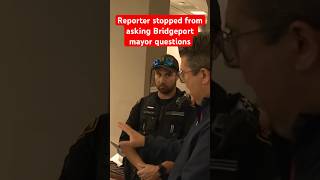 FOX61 reporter stopped from asking Bridgeport mayor questions over election scandal #news #viral