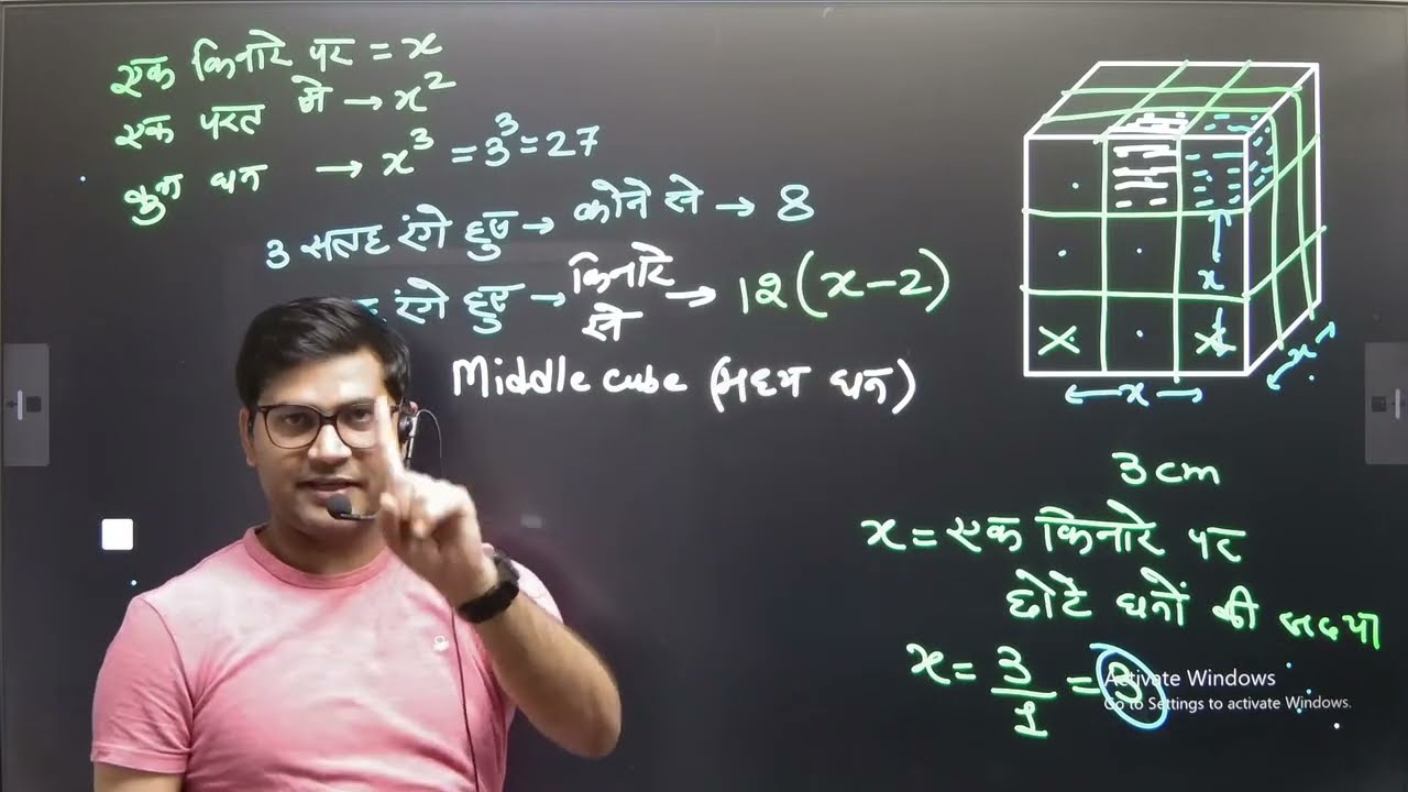 Cube And Cuboid Reasoning Tricks In Hindi ( घन और घनाभ ) BY ANUBHAV ...