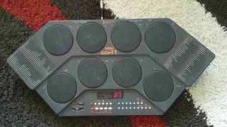 Yamaha DD-11 Drum Machine Sounds \u0026 Features