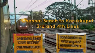 50th Upload ! : Chennai Beach(MSB)- Korukkupet (KOK) 3rd and 4th Lines and more