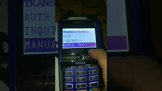 offline manual pos machine