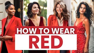 Easy Ways To Rock Red Outfits | Style Tips You Need to Know!
