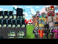 WARDEN CASTLE vs OP ILLAGER BOSSES - Minecraft Mob Battle