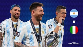 HACE UN AÑO ARGENTINA DERROTABA A ITALIA EN EL WEMBLEY Y SE QUEDABA CON LA FINALISSIMA 2022 🤩✨🇦🇷🏆