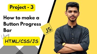 Button Progress Bar in HTML CSS & JavaScript | Progress Button Tutorial